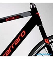 Carraro Active 280 28 Jant 21 Vites Şehir Bisikleti Mat Siyah-Koyu Gri/Yeşil