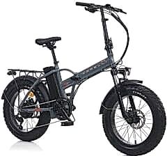 Corelli Voniq 20 Jant Katlanabilir Fat Bike Elektrikli Bisiklet Gri