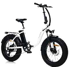 Corelli Truva S 20 Jant Katlanabilir Fat Bike Elektrikli Bisiklet Beyaz
