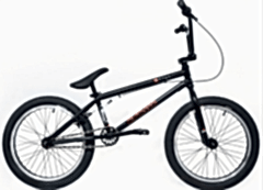 Bisan Zoid BMX Mat Siyah Kırmızı