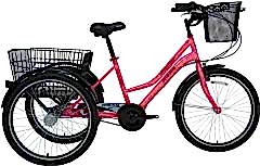 Bisan Porter Kargo Bisikleti Kırmızı