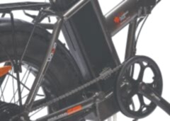 Corelli Voniq 20 Jant Katlanabilir Fat Bike Elektrikli Bisiklet Siyah