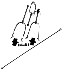 Fren Takımı Çubuk Ortadan 26x2.00 Roadstar Bisan