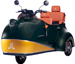 Lampago Sunset Üç Tekerli Elektrikli Bisiklet Yeşil