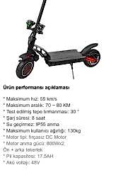 Elektrikli Scooter 1600w Amortisörlü Sway Jaguar