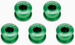 Aynakol Vidası  Alüminyum 5'li Yeşil Toopre