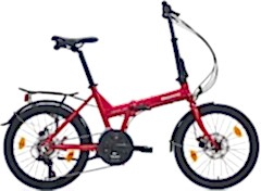 Bianchi Adhoc 20 Jant Mekanik Fren Katlanır Bisiklet Kırmızı