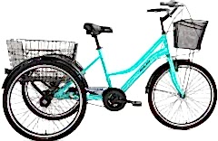 Bisan Porter Kargo Bisikleti Turkuaz
