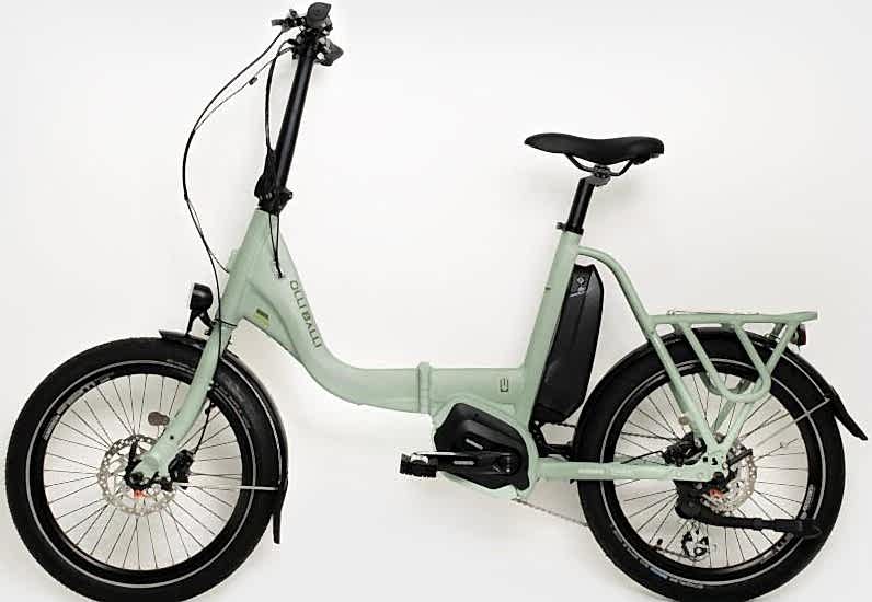 Olli Balli Urla 20 Jant Katlanır Elektrikli Bisiklet Mint Yeşil