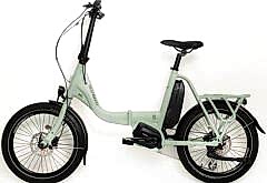 Olli Balli Urla 20 Jant Katlanır Elektrikli Bisiklet Mint Yeşil