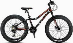 Kron FXC 500 Disk Fren 24 Jant Dağ Bisikleti Siyah-Neon Turuncu/Gri