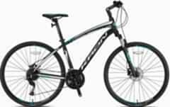 Kron TX450 Hidrolik Disk 28 Jant Trekking Bisiklet Mat Siyah-Yeşil 46 cm