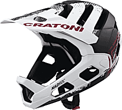 Kask Fullface Cratoni Madroc Mat White M-L 58-61 cm