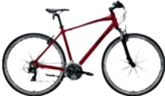 Carraro Sportive 220 28 Jant 21 Vites Şehir Bisikleti Mat Krom Kırmızı-Siyah