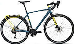 Carraro Gravel GT Mat Satın Mavi-Siyah Sarı 48 cm