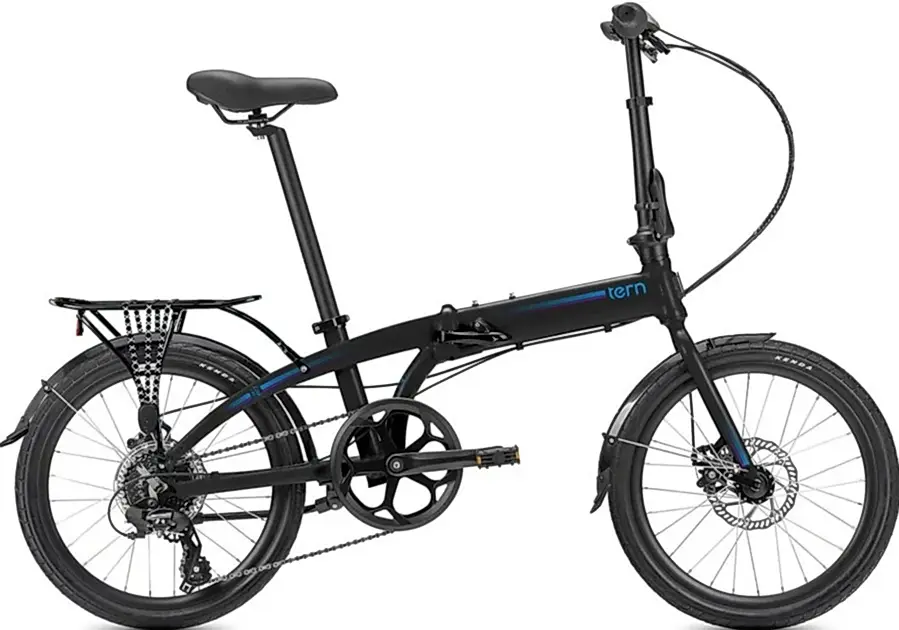 Tern Link B8 M.Disk Katlanır Bisiklet  Saten Siyah/Mavi