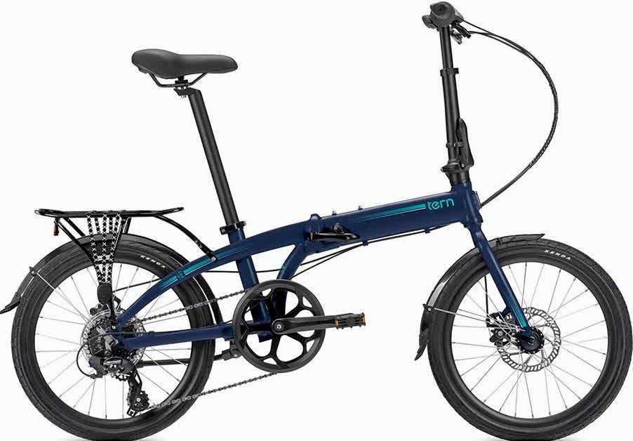 Tern Link B8 M.Disk Katlanır Bisiklet  Gece Mavisi/Böcek Mavisi