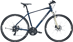 Carraro Sportive 223 28 Jant 21 Vites Hidrolik Fren Şehir Bisikleti Mat Lacivert-Sarı 51 cm