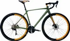 Carraro G2 Gravel Mat Navy Gri - Açık Turuncu 50 cm