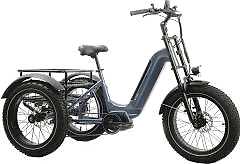 Corelli E-Load 20 inç Üç Tekerli Elektrikli Kargo Bisikleti Kırmızı