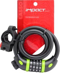 Kilit Şifreli Lasso 12x1000 Siyah-Yeşil Impact