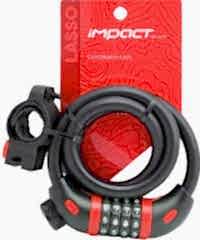 Kilit Şifreli Lasso 12x1000 Siyah-Kırmızı Impact