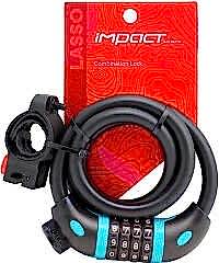 Kilit Şifreli Lasso 12x1000 Siyah-Mavi Impact