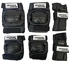 Dizlik Dirseklik Seti Siyah Medium