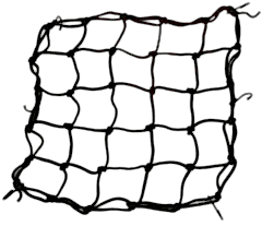 Bagaj Lastiği Kask Filesi 8 kancalı