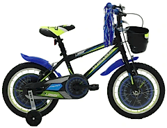 Belderia Laser 16 Jant Çocuk Bisikleti Siyah-Mavi