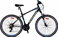 Kron TX100 28 Jant Trekking Bisiklet Mat Siyah-Gri/Mavi 51 cm