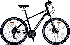 Kron TX150 Hidrolik Disk 28 Jant Trekking Bisiklet Mat Siyah-Gri Turkuaz 51 cm