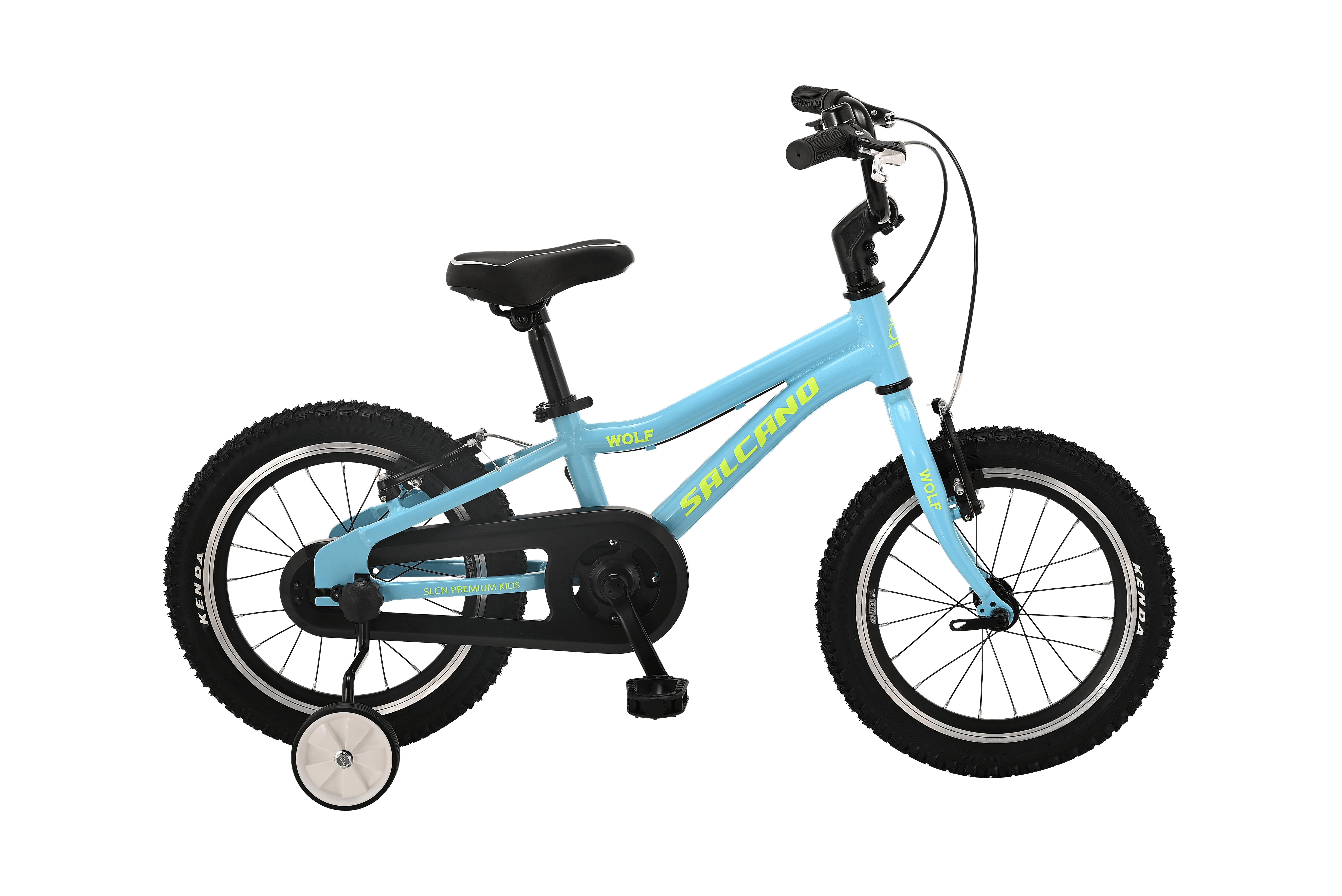 Salcano Wolf 16 Jant Erkek Çocuk Bisikleti Siyah-Turuncu