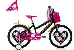 Carraro Moggy 20 Jant Kız Çocuk Bisikleti Siyah-Pembe