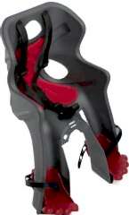 Çocuk Taşıyıcı Bisiklet Koltuğu Ön Bağlantılı Bellelli Rabbit B-Fix Koyu Gri