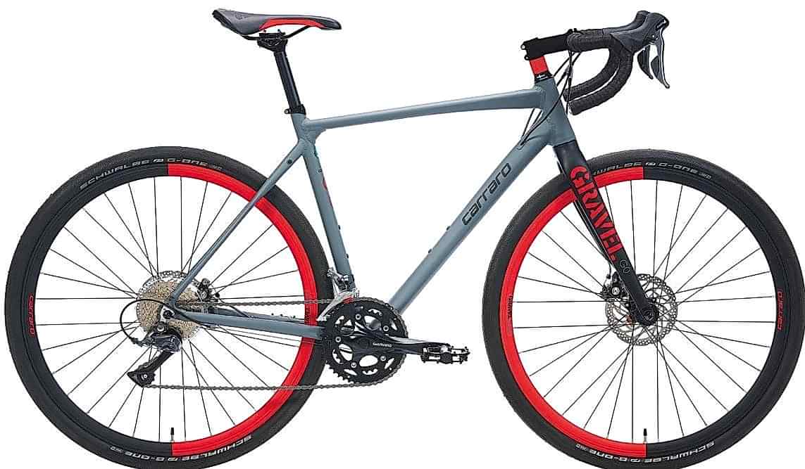 Carraro G0 Gravel Bisiklet Gri Kırmızı 55 Cm