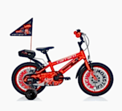 Carraro Monster 16 Jant Erkek Çocuk Bisikleti Kırmızı-Siyah