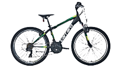 Carraro Speed 240 21 Vites 24 Jant Dağ Bisikleti Siyah-Yeşil